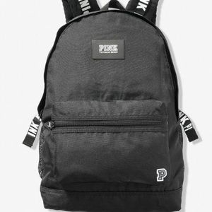 PINK Black Campus Backpack